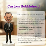 Custom Male Golfer Bobblehead from Photo with Golf Flag and Ball Personalized Gift for Dad Husband Golf Champion Birthday or Retiremen - HeadTurnedArt