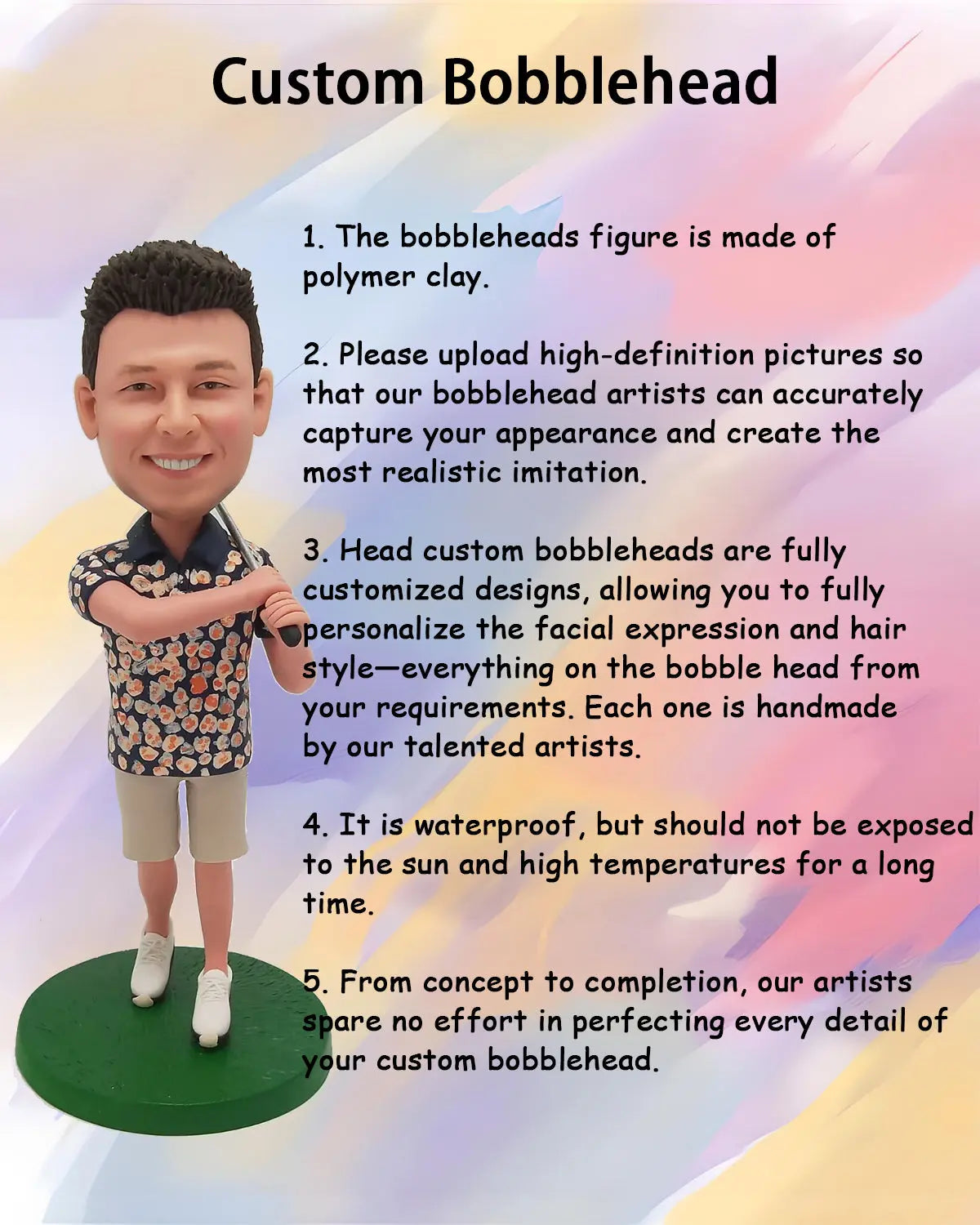 Family Custom-Made Bobblehead - HeadTurnedArt