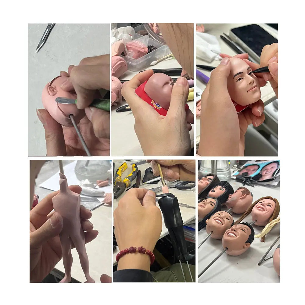 Custom Male Golfer Bobblehead from Photo with Golf Flag and Ball Personalized Gift for Dad Husband Golf Champion Birthday or Retiremen - HeadTurnedArt